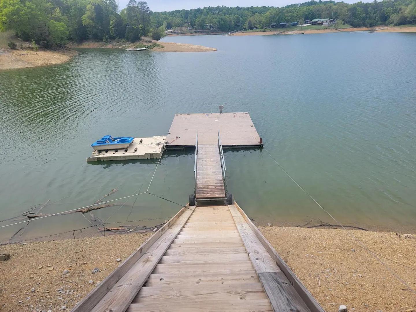 Sunset Cove Lakefront Luxury Lodge With Private Dock แดนดริดจ์ ภายนอก รูปภาพ