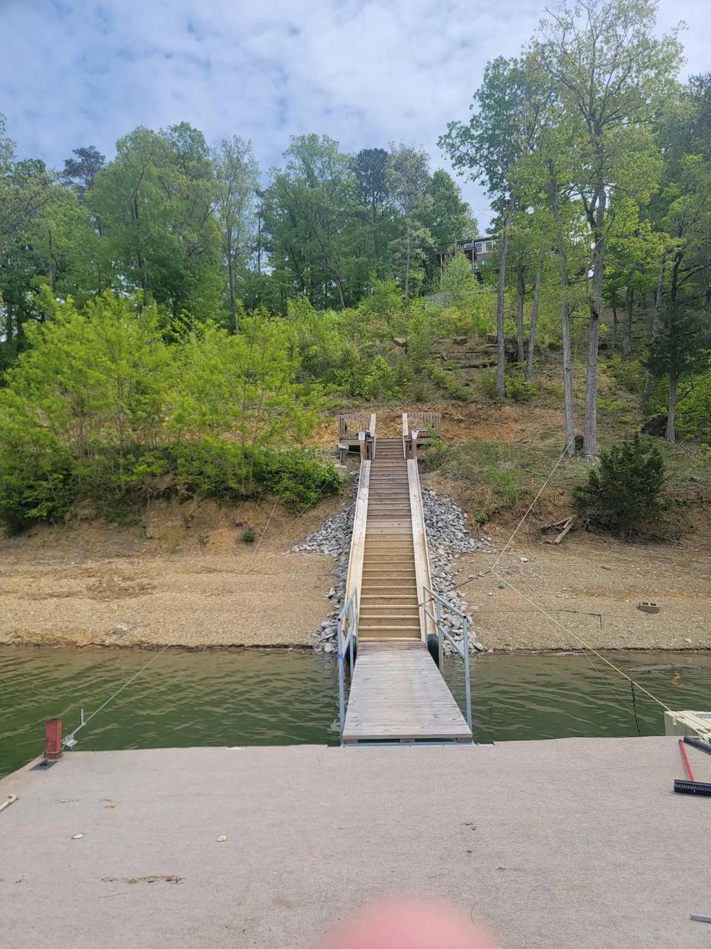 Sunset Cove Lakefront Luxury Lodge With Private Dock แดนดริดจ์ ภายนอก รูปภาพ